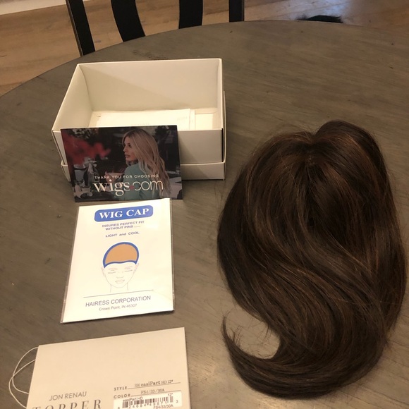 Jon Renau 12inch  356 easiPart Hair Topper 
FS4/33/30A MIDNIGHT COCOA - Picture 10 of 12